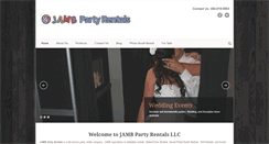 Desktop Screenshot of jambpartyrentals.com